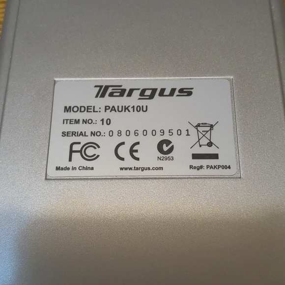 Targus Silver USB Numeric Keypad - Picture 5 of 5